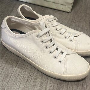 Classic White Canvas Sneakers
